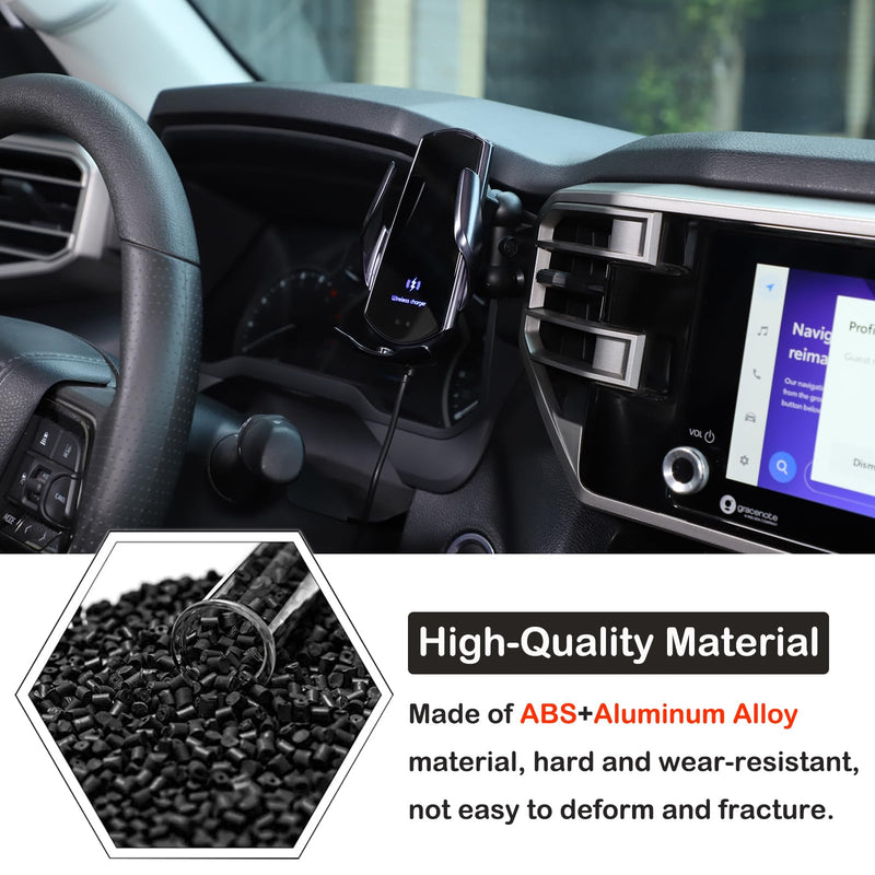Car Dashboard Phone Holder Compatible with Toyota Tundra/Sequoia 2022-2025 Car Center Console Dash Panel Clip Cell Phone Holder Multifunctional Phone Mount Phone Stand Accessories Fits All Smartphones Type-B(Right)
