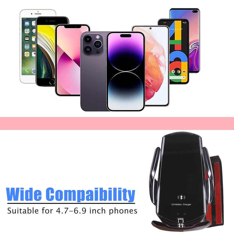 HAPPYHORSE Car Phone Mount Compatible with Mazda MX-5 2016-2023 Central Control Navigation Cell Phone Holder Dash Clip Dash Panel Mobile Phone Bracket Stand Accessories (Style D) style D