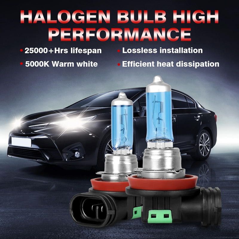  [AUSTRALIA] - Fit For Honda CR-V CRV 2015-2022 Headlight Bulbs, 9005 High Beam, H11 Low Beam & Fog light, 5000K White, Pack of 6 (For Ram 1500 2500 3500 2019-2022) For Ram 1500 2500 3500 2019-2022