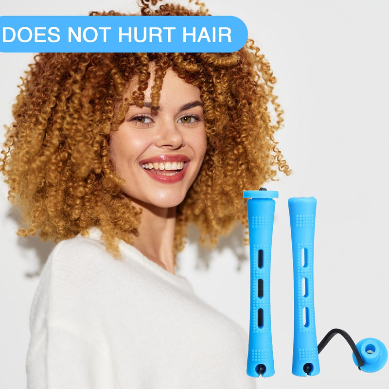 Perm Rods, Cold Wave Hair Perm Rods Hair Rollers Set with Rat Tail Comb | 108pcs Large Medium Small Hair Curlers Kit for Long & Short Hair Different Hairdressing Styling Tool or DIY