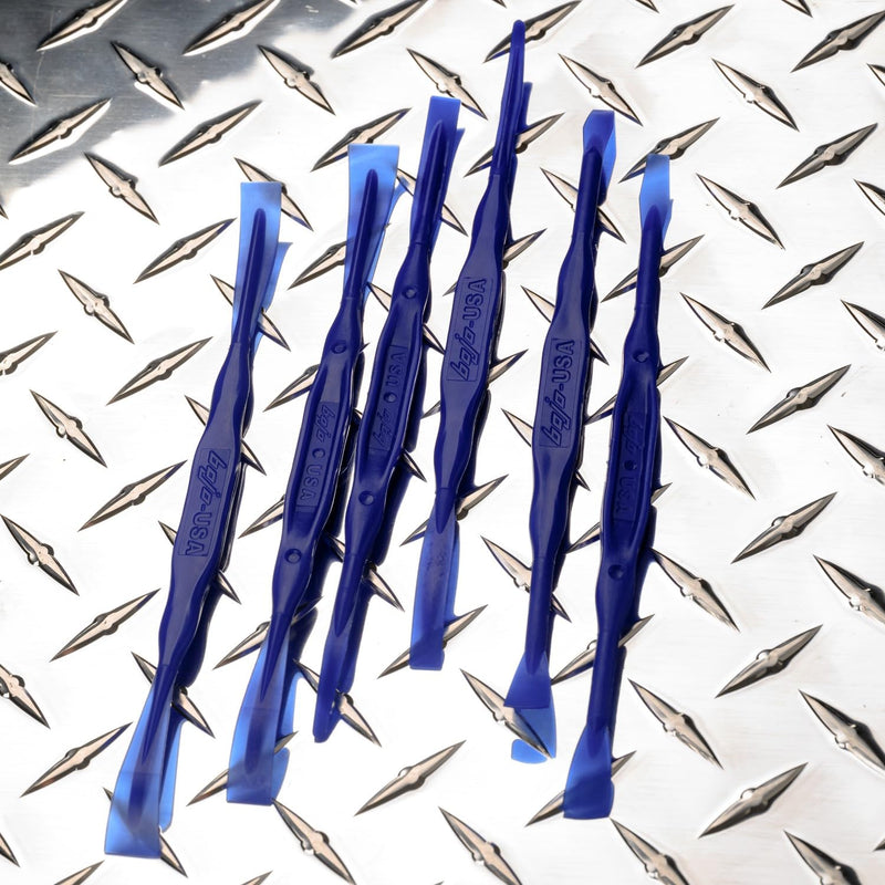Bojo Tools - 3-Piece Plastic Sealant Smoothing Tool Kit in Pouch - Medium Duty 5-PACK