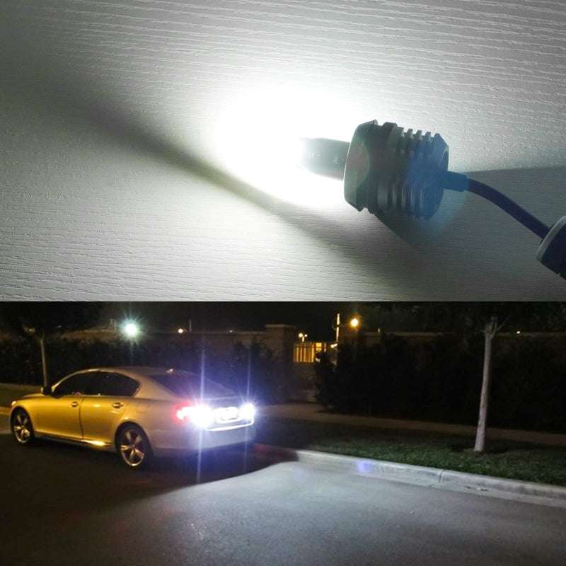 Bestview 3156 3157 LED Bulb Reverse Light Backup Lights,3056 3057 3457 4157 4114 4057 LED Bulbs, 6000 Lumens 20W 2-SMD CSP Chips Upgraded,CANBUS Error Free, High Bright 6000K White（Pack of 2 3156/3157 Reverse Light Bulb