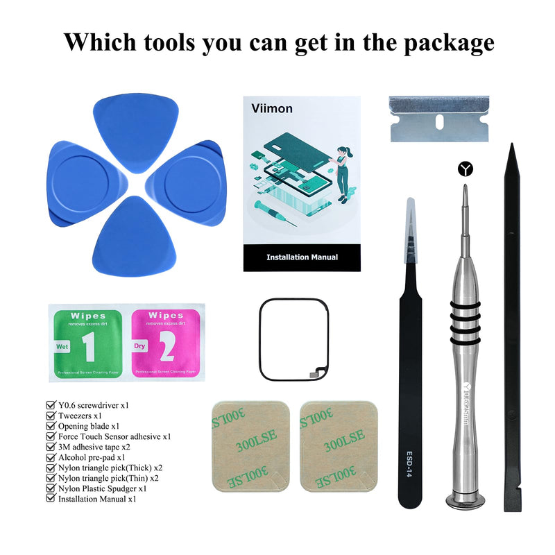 for Watch Series 4 44mm Battery Replacement Kits (New Upgraded) Compatible with Apple Watch Series 4 with Installation Manual and Repair Tool Kits (44mm) Apple Watch 4