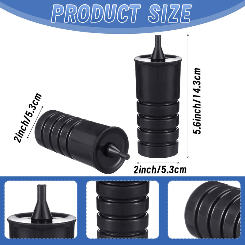 Tallew 4 Pcs Tailgate Spare Tire Bump Stop Kit Bumper Dampers Antirattle Tailgate Stabilizers Compatible with 2007-2024 JK/JL Models, Rubber Exterior Accessories for Spare Tire Carrier