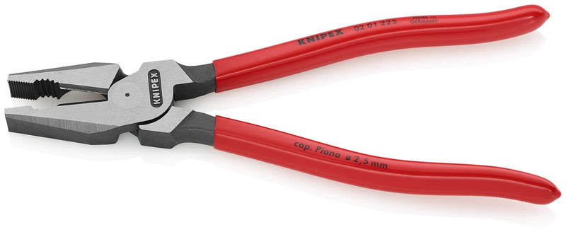 KNIPEX Tools - High Leverage Combination Pliers (0201225SBA), Black