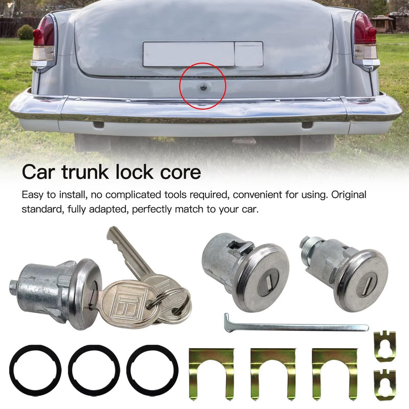 654394765282 Door Trunk Lock Key Set Replacement for Monte Carlo