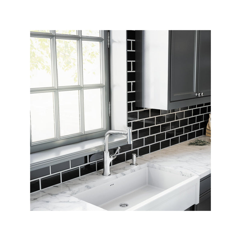 hansgrohe3-inch Bath and Kitchen Sink Soap Dispenser Transitional in Chrome, 04857000