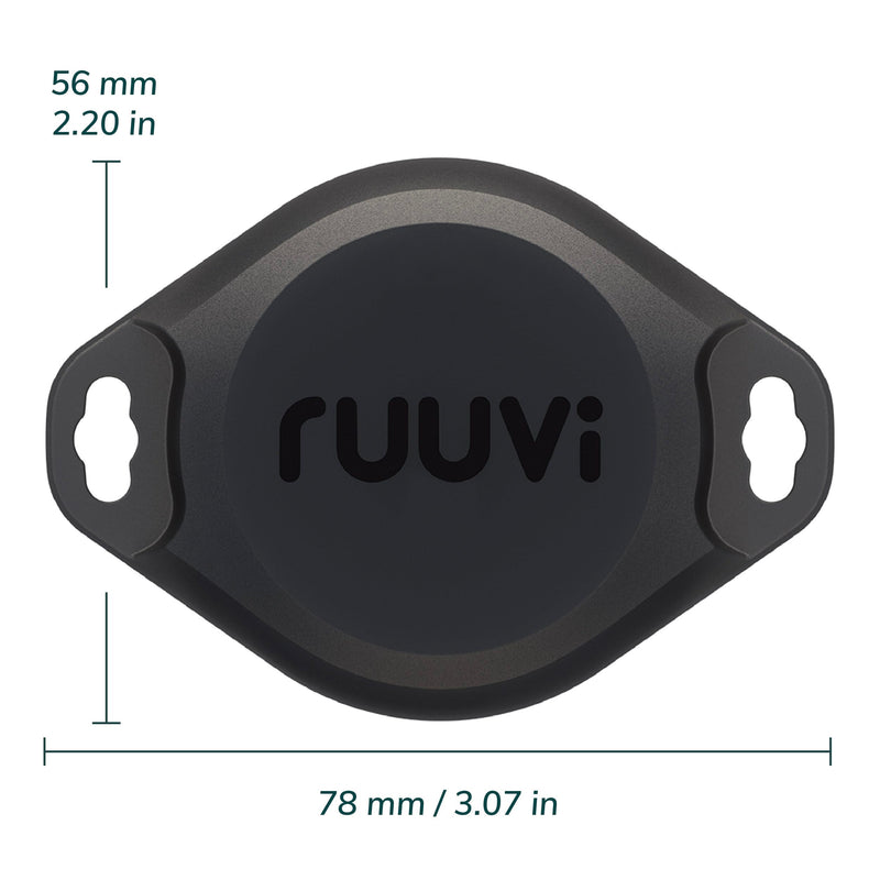 RuuviTag Pro 2in1 Wireless Bluetooth Temperature (°C/°F), and Motion Sensor. Alerts & History. Free Android/iOS apps. Integrates with Victron, Homey, and Home Assistant. Made in Europe.