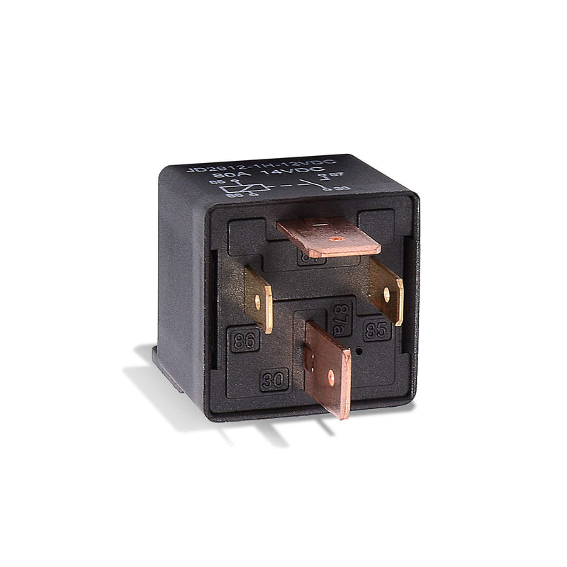 EHDIS 4-Pin Relay 12V 80A Automotive Car Relay On/Off Normally Open Car Truck Boat SPST Relays High Power Model JD2912-1H-12VDC 80A 14VDC [2 Pack]