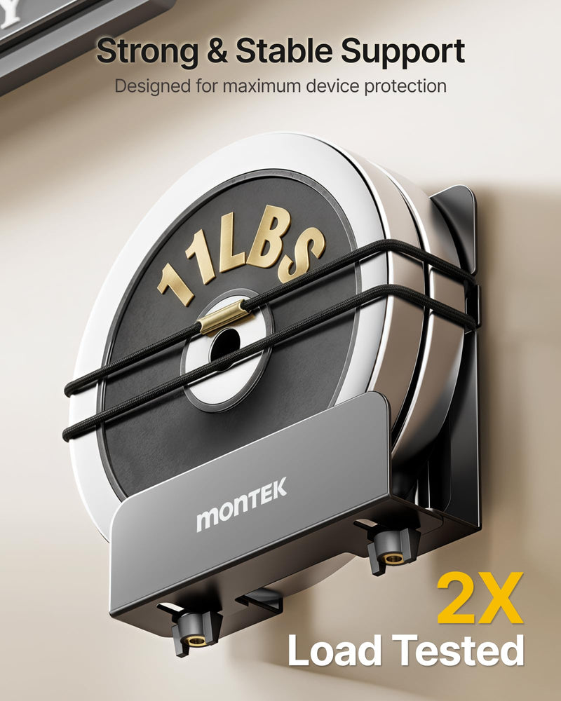 monTEK Adjustable Cable Box Wall Mount up to 11 LBS, Narrow | Small Devices Wall Mount, Modem Mount, For WiFi Router, DVD Player, Mini PC, Game Consoles & Streaming Media Devices Narrow | 1-Pack