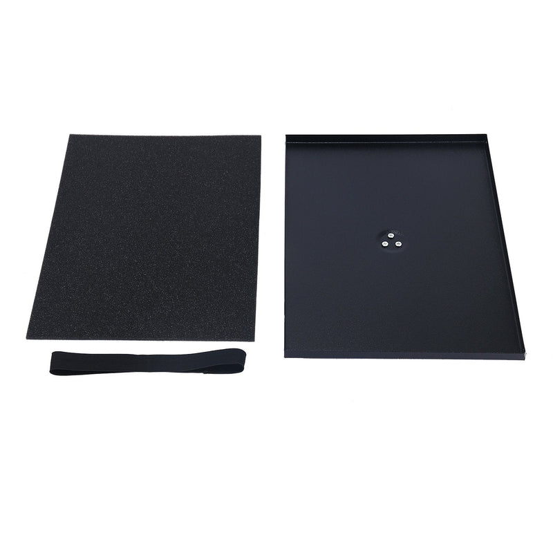 YaeCCC Laptop Notebook Tray Holder Platform Pallet for 1/4''and 3/8'' Screw Adapter Tripod Stand Mount