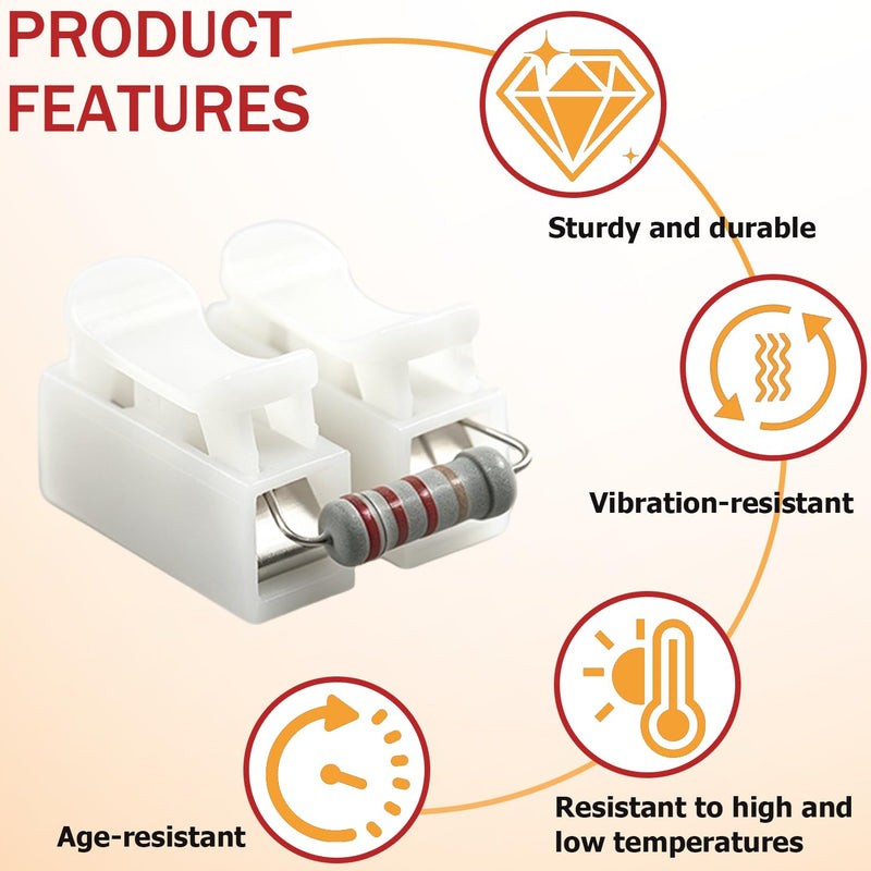 Bypass Resistor Kit 2200 Ohm for us as PassLock Bypass kit. | Compatible with Chevrolet1997-2004 Sport Van 1997-2000 SSR 2002, 2003 Suburban 1997-2002 Tahoe 1998-2005