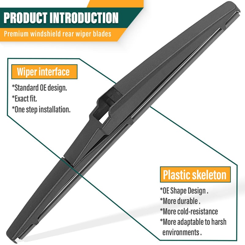 Windshield Wiper Blades Replacement for Hyundai Palisade 2020 2021 2022 2023 2024 2025,Original Equipment Replacement Front Rear Wiper Blade Set - 26" 20" 12" (Set of 3) 26"/20"/12" Hook