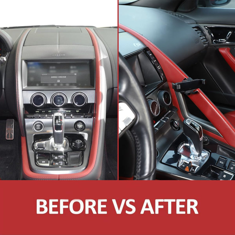 Car Central Control Armrest Car Phone Mount for Jaguar F-Type 2013-2024 Auto Mobile Phone Holder Accessories (Style A) Style A