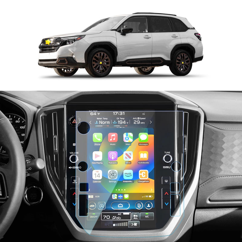 for 2025 Subaru Forester Screen Protector for 2025 Subaru Forester 11.6 Inch Navigation Display Screen Subaru Forester 2025 Accessories Tempered Glass 9H Hardness HD Clear 2025 Forester Screen 2025 Forester 11.6In Navi Tempered Glass