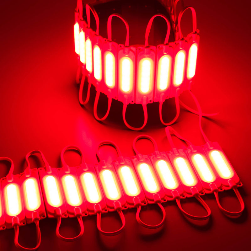 Brightest Store Front Window LED Light COB Series with UL Power Supply Brighter Than 5050 5630 5730 2835 20ft Red