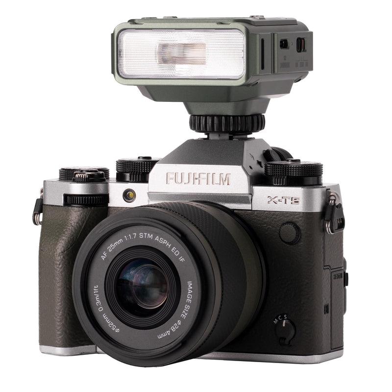 VILTROX TTL Flash for Fujifilm, GN16 Small Flash for Fuji Camera, 1800mAh Li-on On Camera Flash, 26W/s 6500K Mini Flash, 1s Fast Recycle, 650 Full Power Flashes (Spark Z3-F, Green)