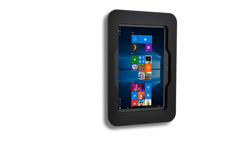 TABcare Security Anti-Theft Acrylic Case for MS Surface Go 1 2 3 as Kiosk, POS, Store, Show Display. Configured as VESA, Wall Mount, Desktop Stand (Black, Wall Mount)