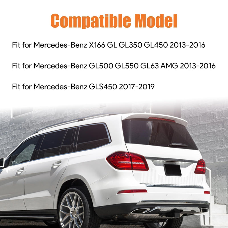 2 PCS Left & Right Rear Bumper Reflector Fit for Mercedes-Benz X166 GL GL350 GL450 GL500 GL550 GL63 AMG 2013-2016 for GLS450 2017-2019 Replace# 1668200374 1668200474 A1668200374 A1668200474 1668200474 A1668200374 1668200374