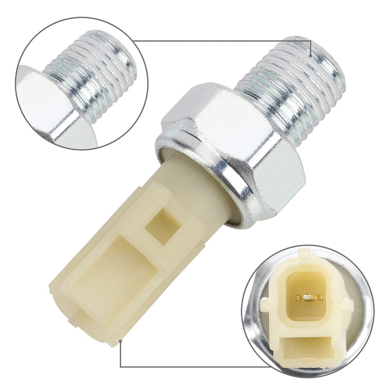 6U5Z9278D Engine Oil Pressure Sensor Compatible with Ford 00-17 F150/98-19 Explorer/02-11 Ranger/99-16 Mustang- Oil Pressure Switch 1U5T9278DA, 1U5Z9278DA, 6U5Z9278D, F8AZ9278DA, 6U5Z-9278-D