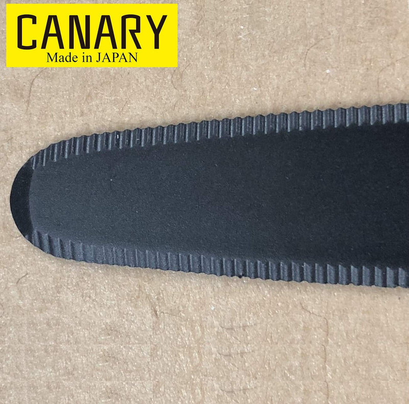 CANARY Cardboard Cutter with Sheath, 7.5" Safe Box Opener/Box Cutter Tool [Non-Stick Coated Blade], Serrated Japanese Stainless Steel Blade, Made in Japan (Bulk Pack of 5) Yellow 5 Pc