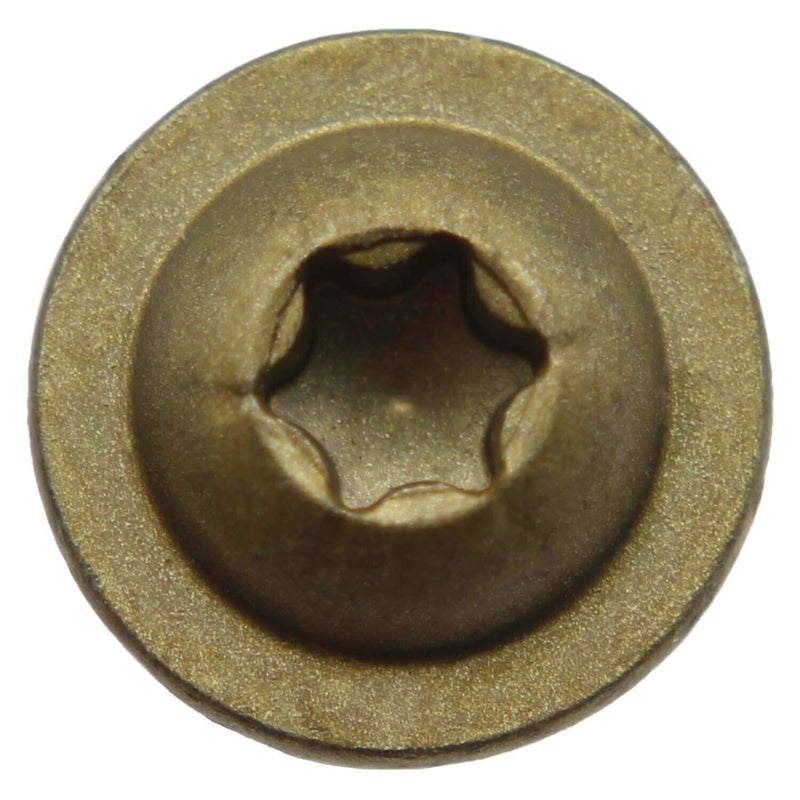 #10 x 1-1/2" Round Washer (Modified Truss) Head Screw Torx/Star Drive Head Wood Screw (1 Pound ~112 Screws) Multipurpose Wood Screws for Construction, Cabinets and Furniture.