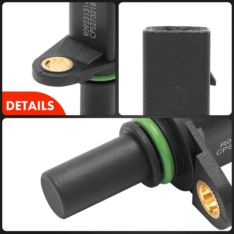 A-Premium Engine Transmission Input Speed Sensor Compatible with Volkswagen Beetle 1998-2004, Golf 1999-2006, Golf City 2007, Jetta 1999-2005, Jetta City 2007, Replace# 095927321B