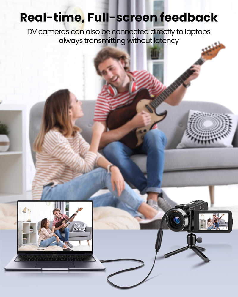  [AUSTRALIA] - VHS to Digital Converter, avedio links USB2.0 Video Cpture Card, RCA AV to USB Audio Video Converter, 1080P Video Capture Device Convert VHS VCR DVD to Digital Adapter, Compatible with Windows, Mac OS Black