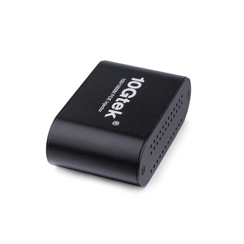 10Gtek 1.25G PoE Injector, with a 48V 0.5A Power Adapter, 802.3af/at, up to 100 Meters