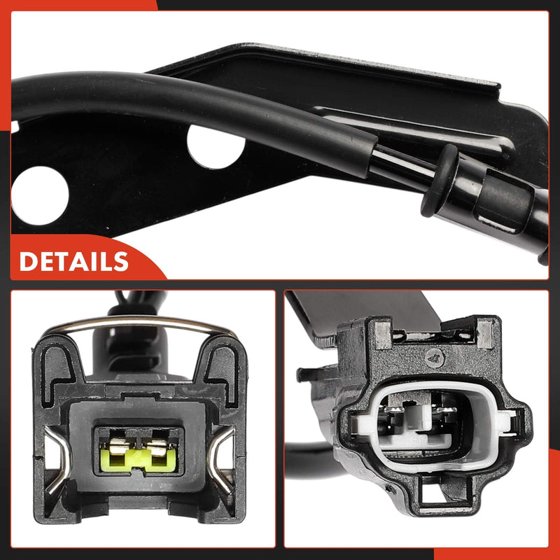 A-Premium 2PCS Wiring Harness for Rear ABS Wheel Speed Sensor Compatible with [FWD] Hyundai Santa Fe Sport 2013-2016 & Kia Sorento 2014-2015 - Without Sensor