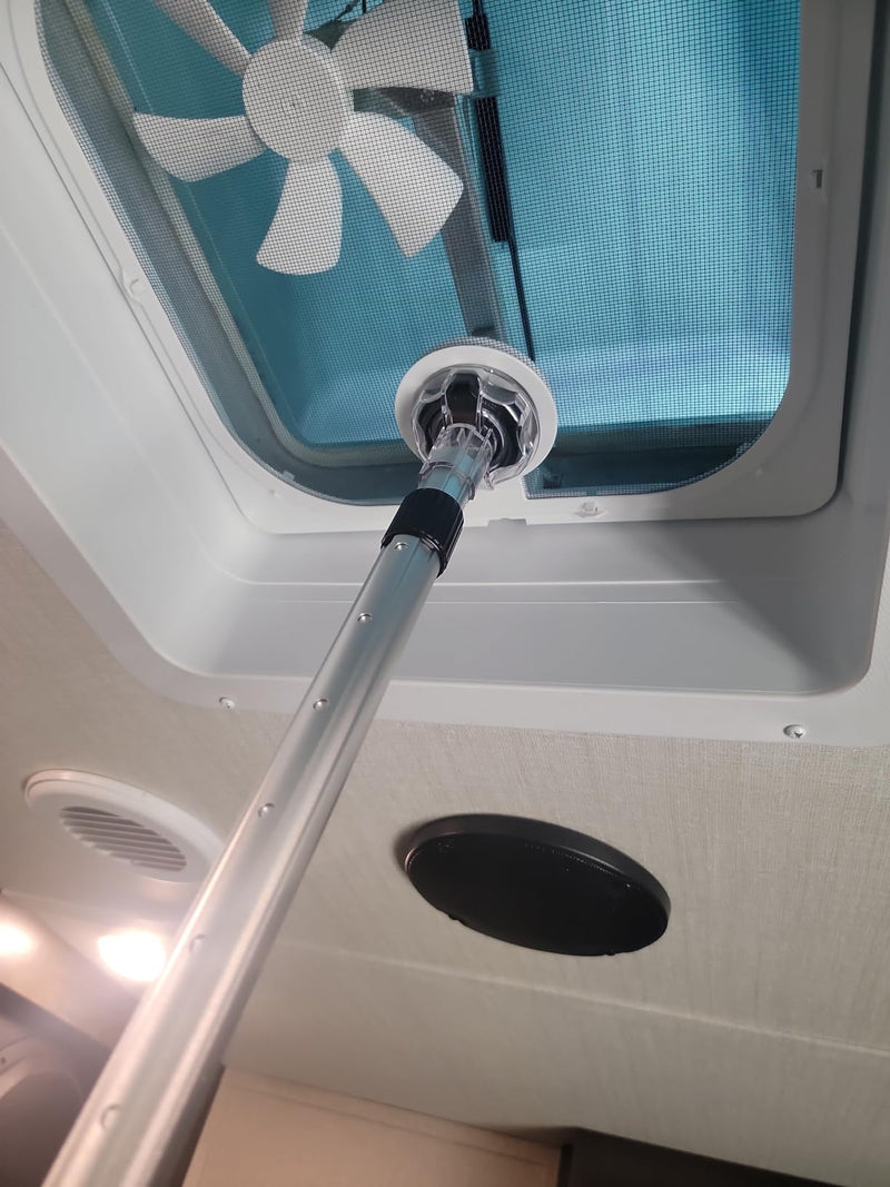Camp'N RV Vent Cover Opener Stick, RV Vent Extension Handle, Extends to 30 Inches - RV Vent Opener Tool - RV Roof Vent Crank Extension Handle - RV Vent Knob Extension Patent Pending
