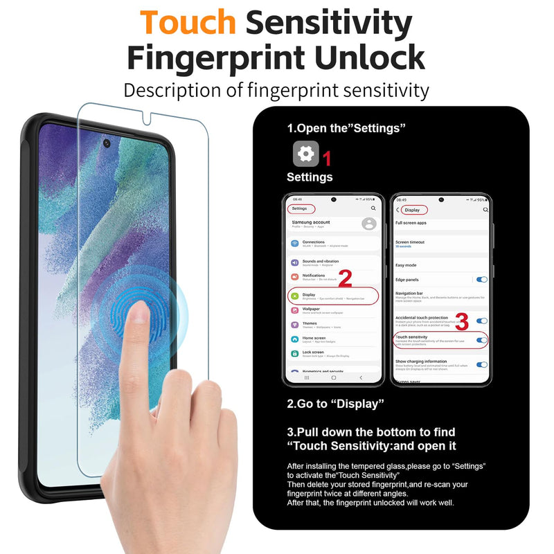 for Samsung Galaxy S21 Plus Case, [Compatible with Magsafe] [Screen Protector] Matte Translucent Slim Shockproof Case Military Grade Protection Phone Cover 6.7-inch, Black