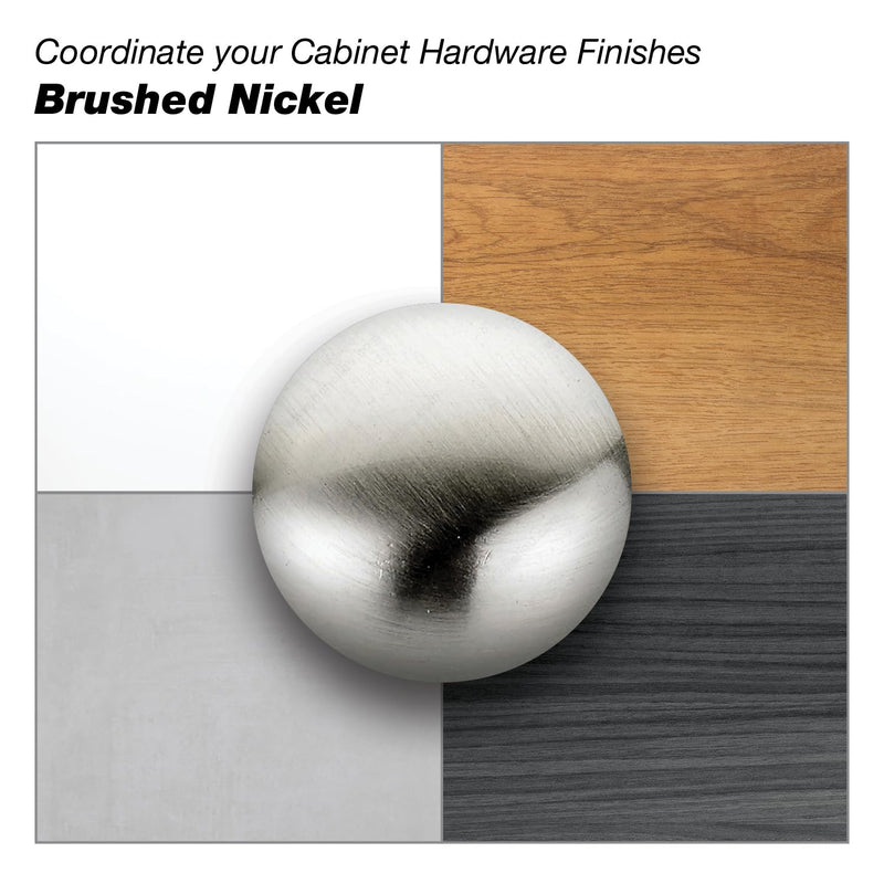 Richelieu Hardware BP897128195 5-in (128 mm) Center-to-Center, Contemporary Recessed Pull, Brushed Nickel (Pack of 2) 5 1/16 in (Pack of 2)