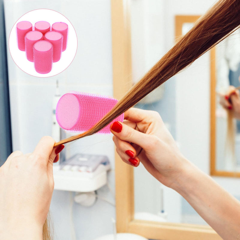 Uonlytech Foam Hair Rollers 12pcs Hair Sponge Curlers Hair Rollers Set Self Grip Cling for Women and Girls Hair Styling Tools Picture 1