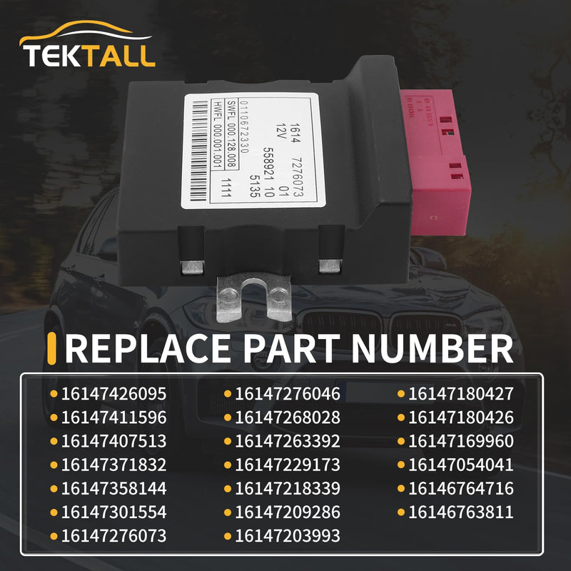 16147276073 Fuel Pump Control Module Unit Oil Control Computer Module for B-M-W X3 X4 X5 X6 228i 320i 328i 335i 428i 435i 528i 535i 550i 640i 740i 750Li 760Li M2 Replace# 16147268462