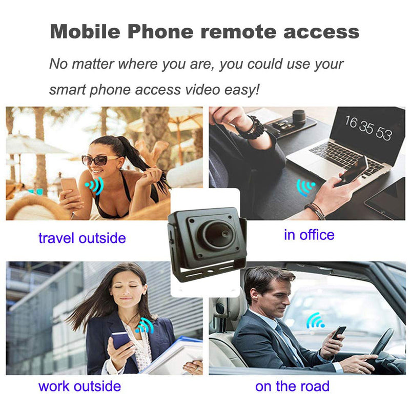 NK View Indoor 5MP Mini Cube Security IP Camera,ATM Camera,3.7mm Mini Lens, P2P,Free App View