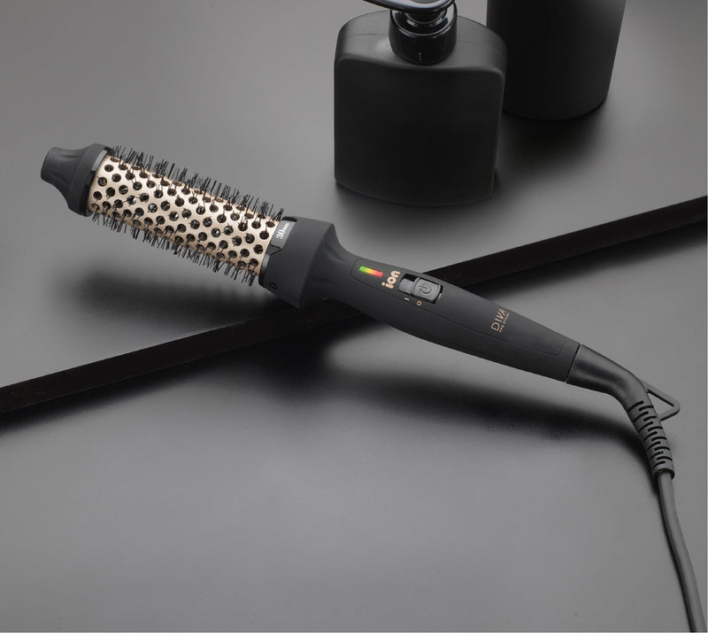 Diva Pro Styling Ceramic Hot Brush (30mm) with Ionic Conditioning PRO314
