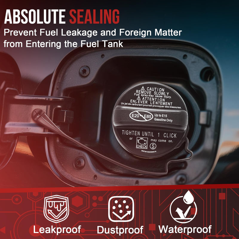 Gas Cap Fuel Cap 77300-07030 for 2014-2021 Toyota Venza Highlander Sienna Tacoma Camry RAV4 Corolla Avalon Tundra Sequioa,Lexus CT200h UX200 ES300h ES350 GS450h NX300h RX350 LC500,77300-53030 Gas Caps