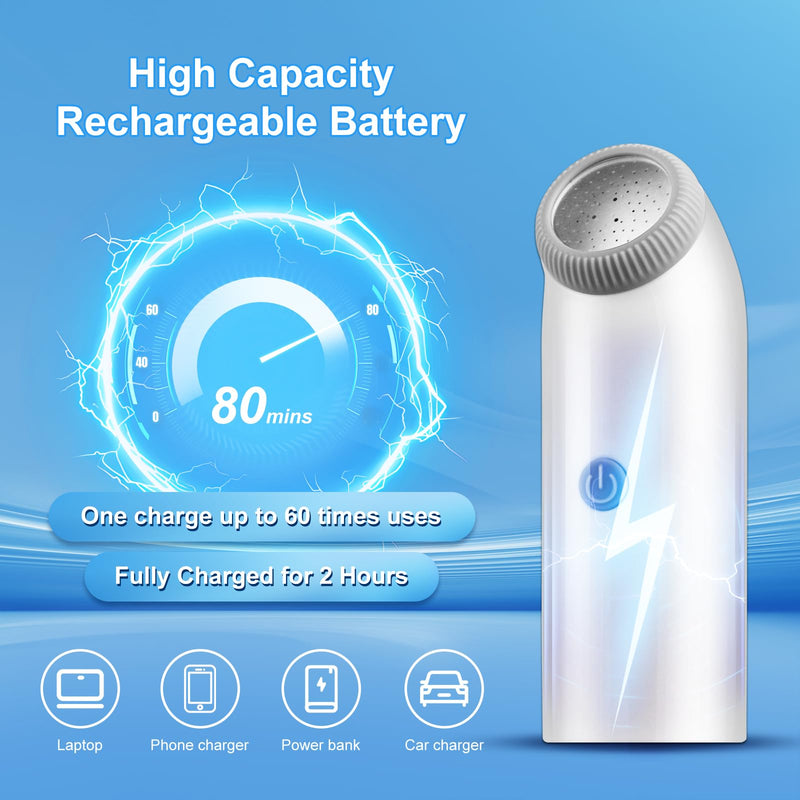 Portable Travel Bidet with Water Absorbing Ball, 360° Full Usage Electric Handheld Bidet Sprayer, Rechargeable USB-C, Dual Modes Feminine Washer for Postpartum Care, Camping & Personal Hygiene