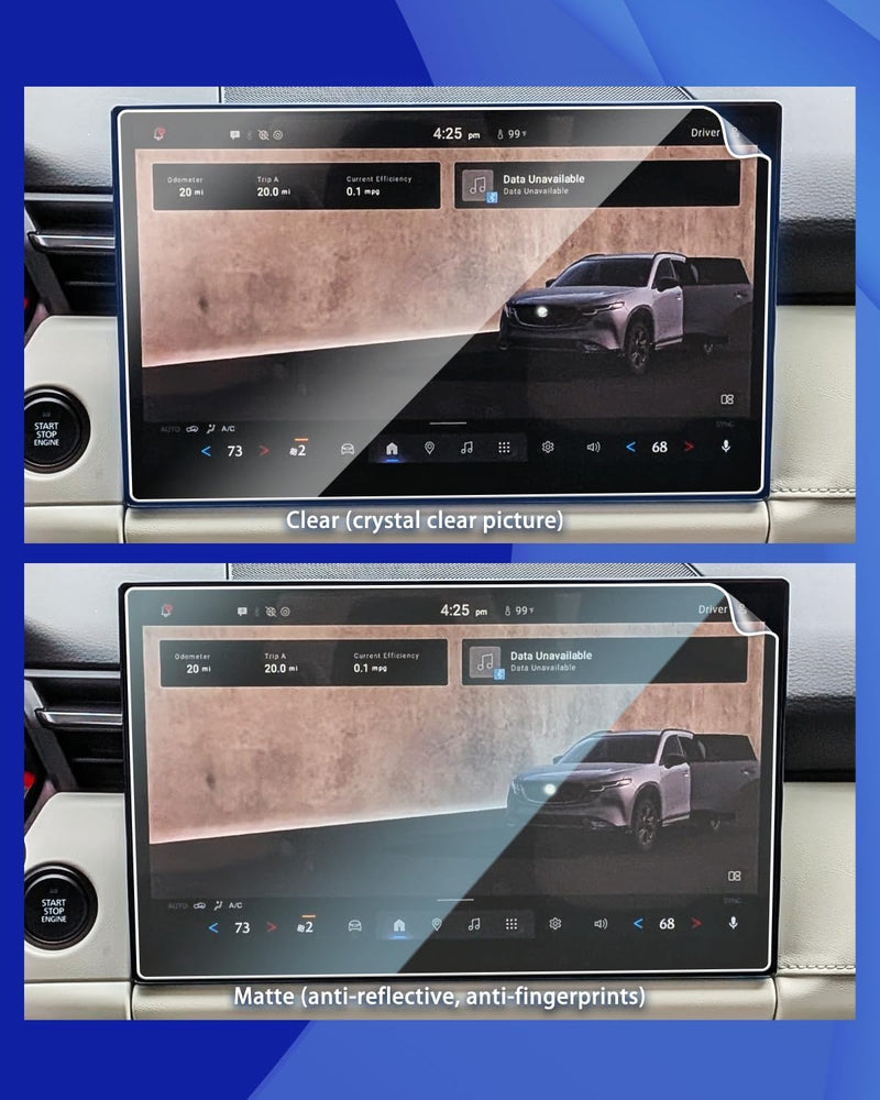 2026 Mazda CX5(S, Select, Preferred, Premium)12.9-Inch Nano Screen Protector for 2026 Mazda CX5 (S, Select, Preferred, Premium) 12.9 Touchscreen Accessories Screen Protector 2pcs(NOT FORPremium Plus 15.6-Inch) cx5 12.9inch