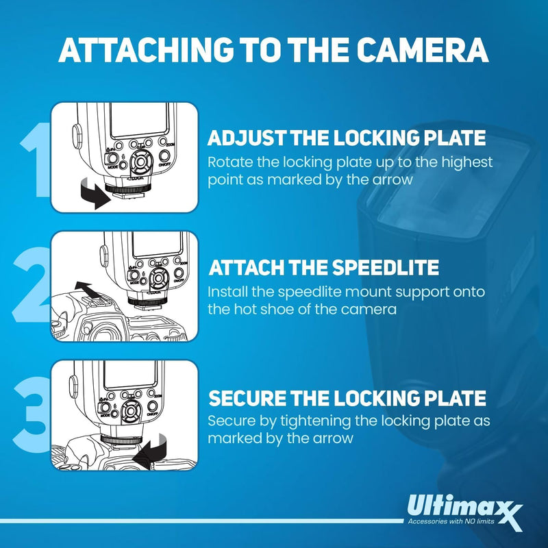 Ultimaxx’s Professional TTL Flash with LCD Display & Cases for Canon EOS 5DS 5DSR 5S Mark IV 5D Mark IV 6D 6D Mark II 7D 77D 90D M5 M50 R RP Rebel SL3 SL2 T8i T7 T7i T6i T6s T6 T5i T5 T4i T3i & More
