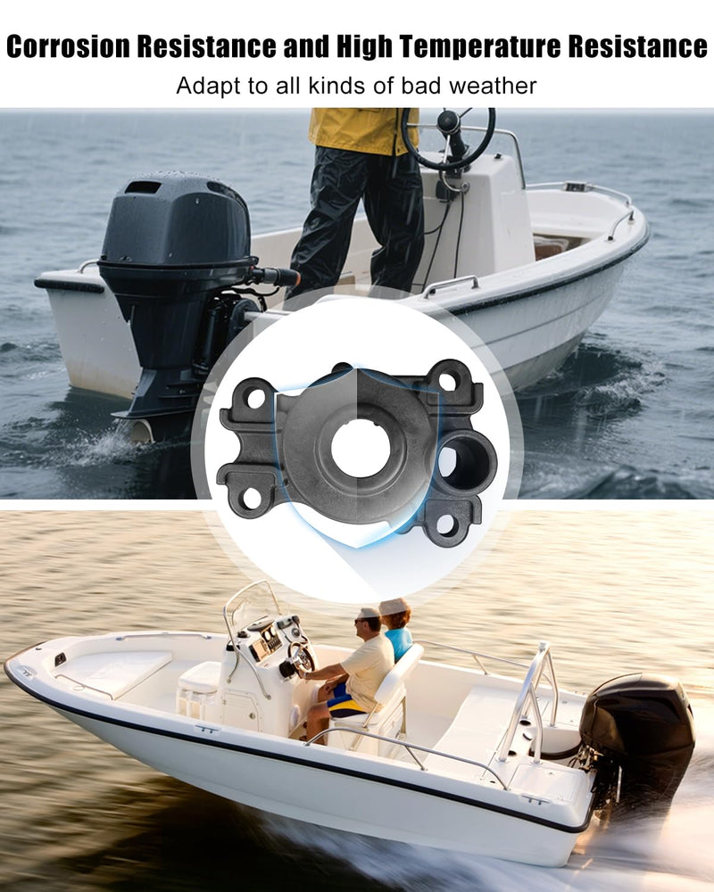 Water Pump Impeller Kit with Housing Fit for Yamaha 40 50 60 HP 2/4-Stroke Outboard Motors, Replace 63DW00780100 63DW00780300 63D443110000 183415 183434