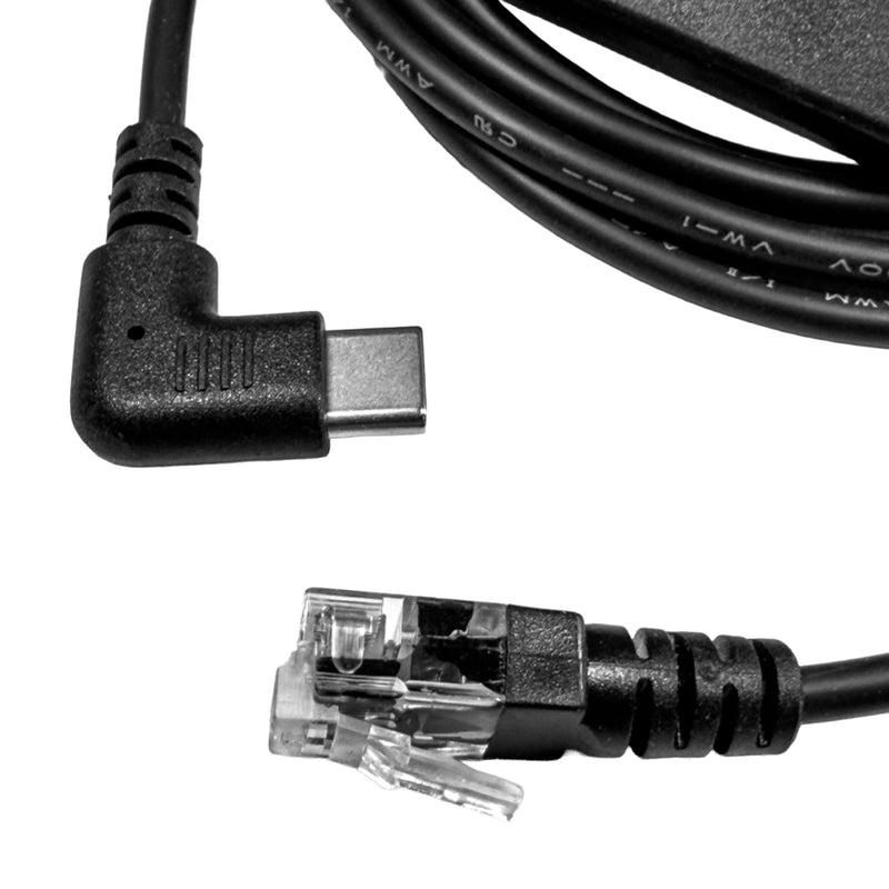 Uniden USB-C to RJ11 Power Cord for Radar Detectors Including R8w, R8, R7, R4w, R4, R3, DFR9, DFR8, DFR7 & Additional Models.