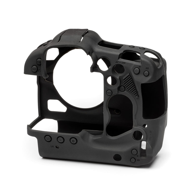 easyCover - Silicone Camera case - Protection for Your Camera Canon R3 (Black) Black