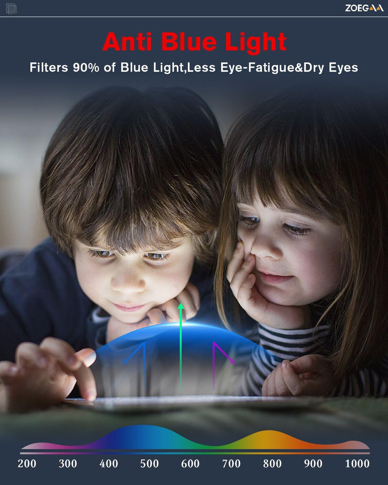 ZOEGAA Anti Blue Light Screen Protector Compatible with iPad Pro 11 (2022&2021&2020&2018)/iPad Air 5th/4th Generation (10.9 Inch), Eye Protection Blue Light Blocking Filter Reduces Digital Eye Strain iPad Air 5th/4th 11 inch Transparent