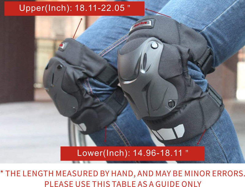CRAZY AL'S® CAK Motorcycle Motocross Racing Knee Guards Pads Braces Protective Gear Black