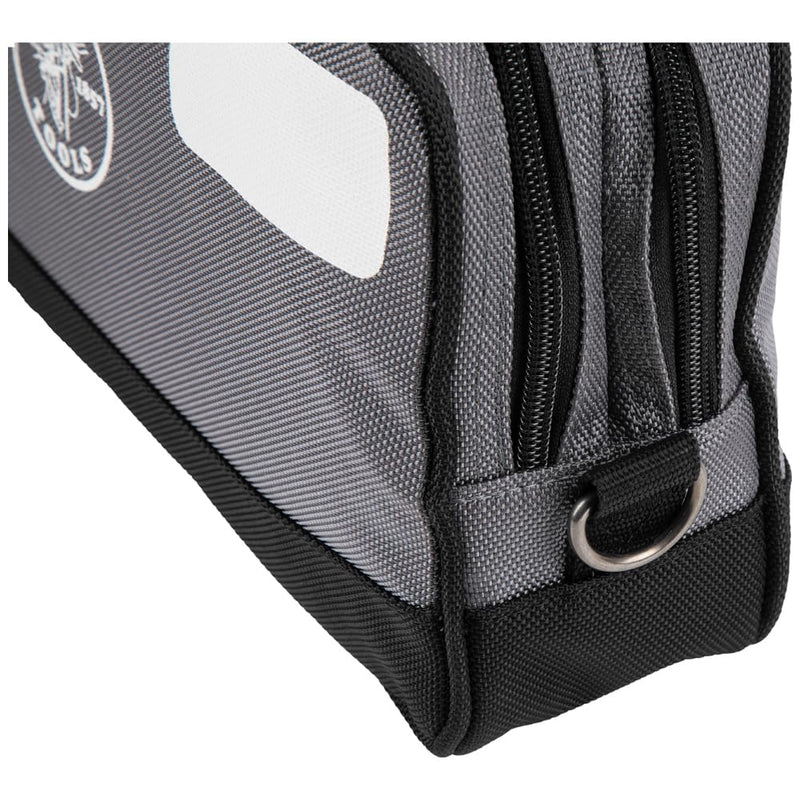 Klein Tools Tool Pouch, Dual Compartments, Heavy-Duty Tool Bag Organizer, Multipurpose Bag Dimensions NA | 2-Pack