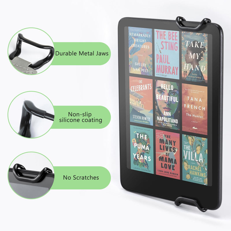 CoBak 2 Pack Secure Hand Strap for Ebook Reader - Versatile and Lightweight | Finger Grip Holder for 6-7.5" E-Book Tablet - High Elasticity, Frees Your Hands While Reading e-books Floralia-2 Pack 6-7.5"