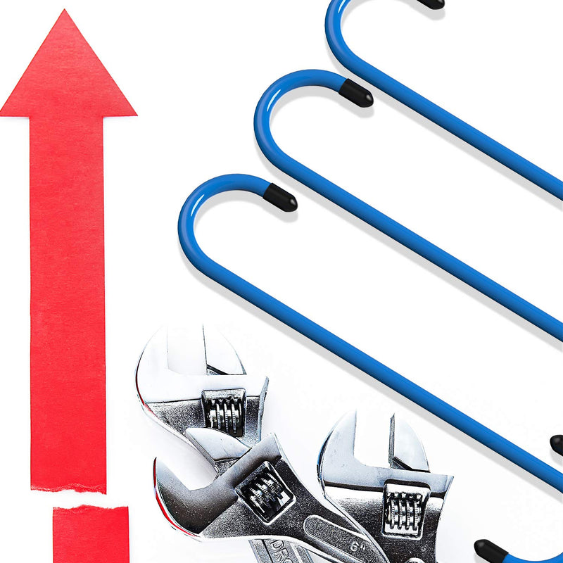 4 Pcs Brake Caliper Hangers Brake Caliper Hooks with Rubber Tips Automotive Tool for Braking, Bearing, Axle and Suspension Work 4 Pcs