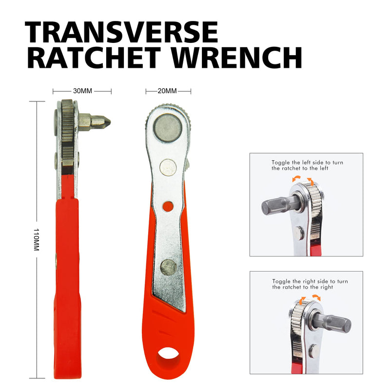 Ratcheting Screwdriver Set Screwdriver 42 in 1 Ratchet Wrench Set, With Rotatable Ratchet Handles ＆ Storage Case, Household Repair Tool Kits for Bike 42pcs Ratchet Screwdriver